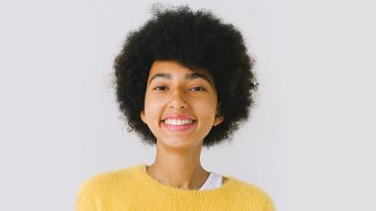 portrait of teenage girl