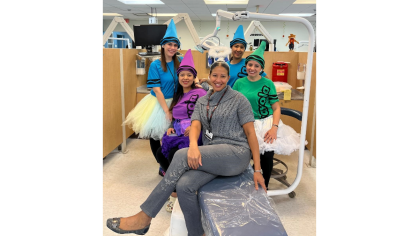 Tonka with dental assistants 