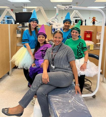 Tonka with dental assistants